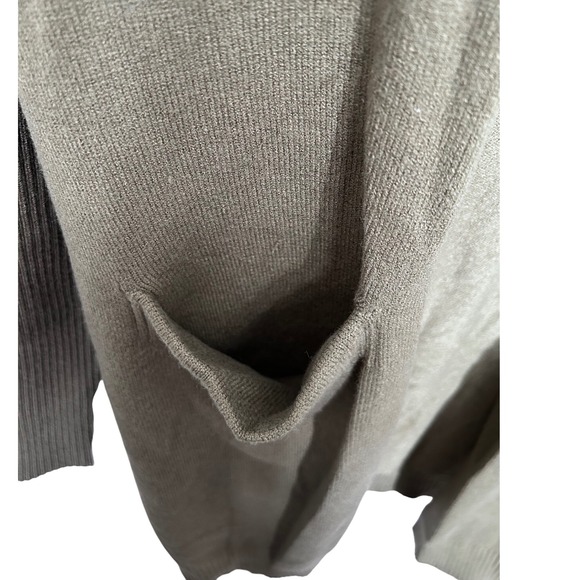 Kohl's Long Green Open Cardigan with Pockets Wide Cuffs Women's XXL NWT - Picture 3 of 7